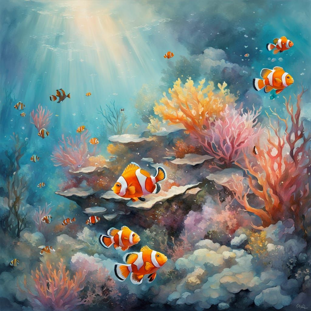 Coral reef  by @Somei