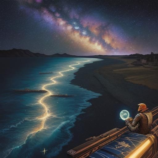 Continuous as the stars that shine

And twinkle on the milky...