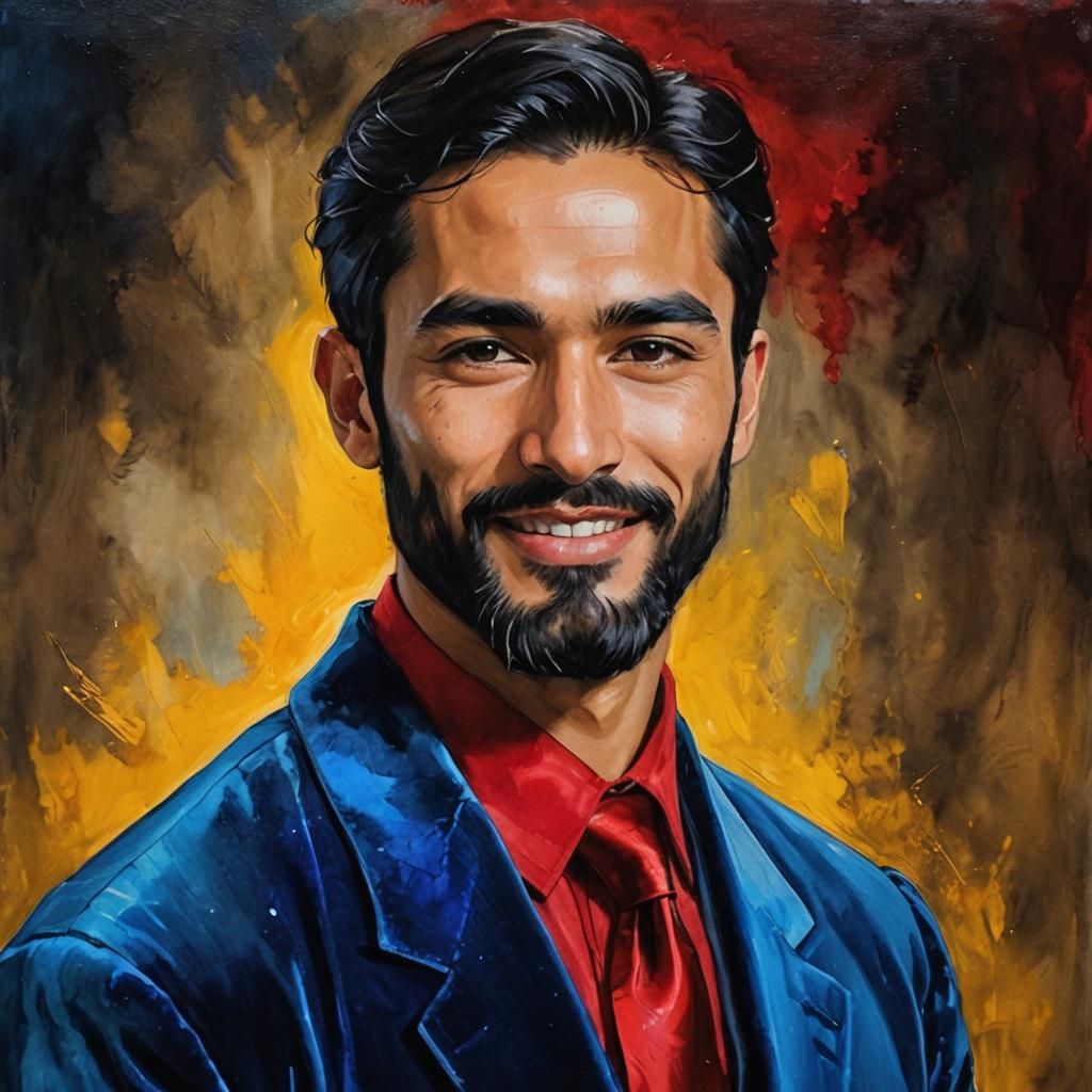 Young handsome Pakistani gentleman