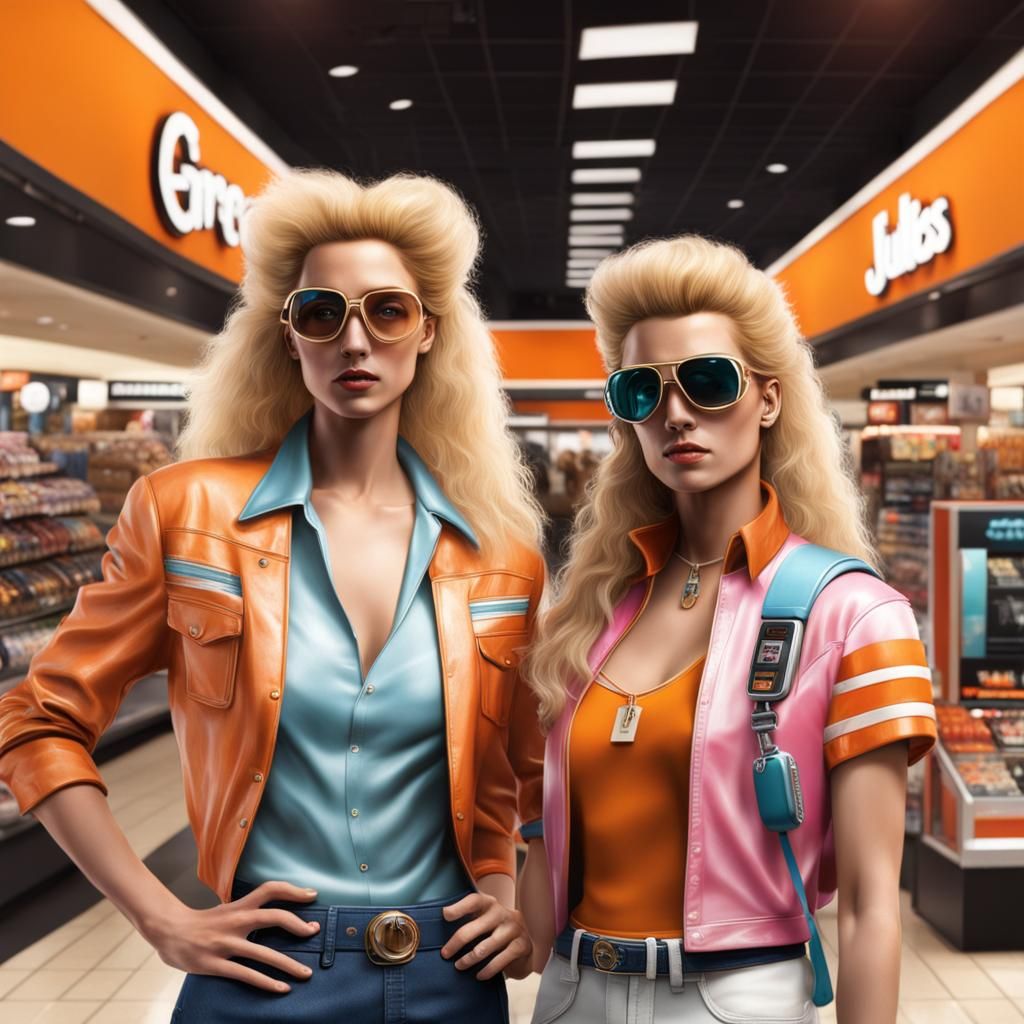 Epic 1980s themed creation, photorealistic, ultra-detailed, ...
