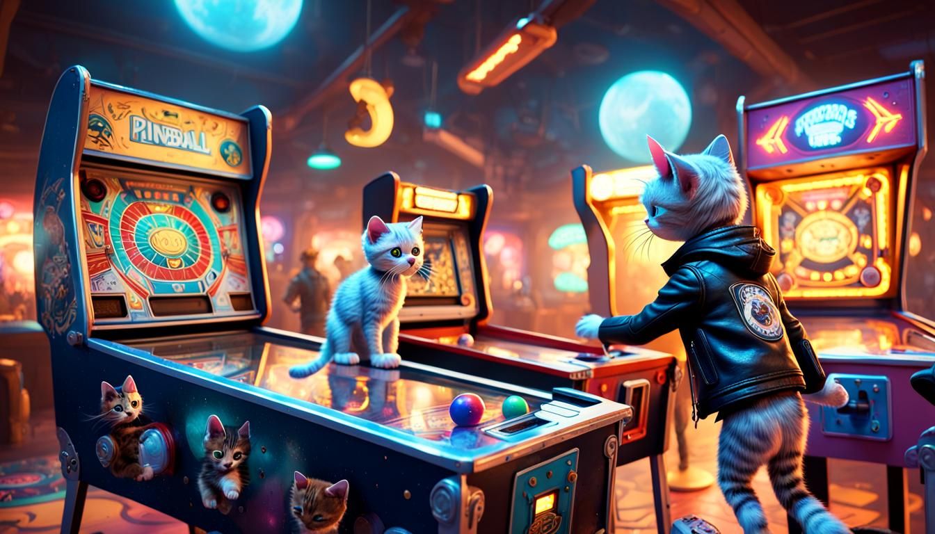 Night at the arcade
