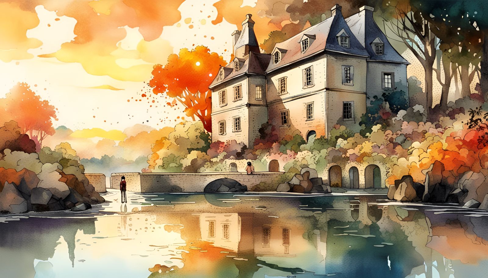 Maison bord de loire  by @Nicko