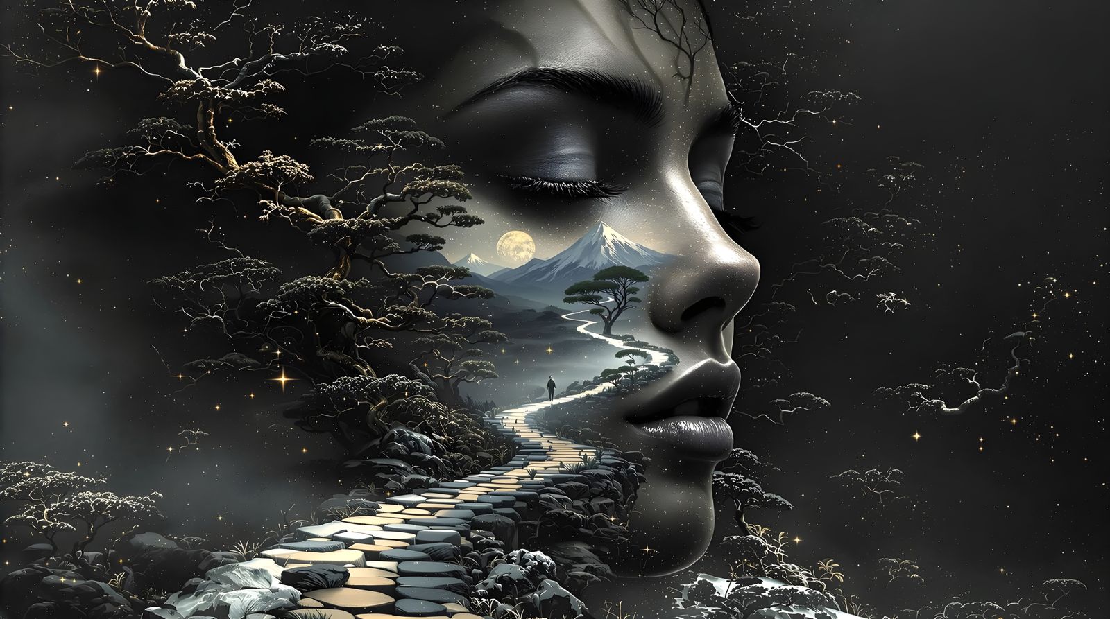 Light Births Shadow (Shadow Shapes Light)  by @Surrealistic REALITY