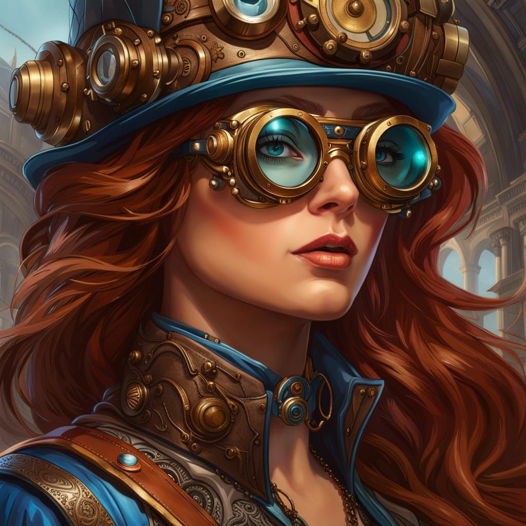 Steampunk Eyewear - AI Generated Artwork - NightCafe Creator