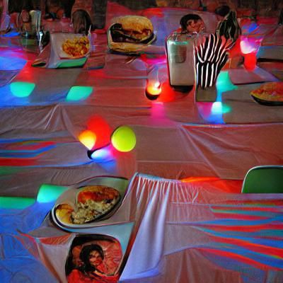 Sleepaway camp disco dinner party