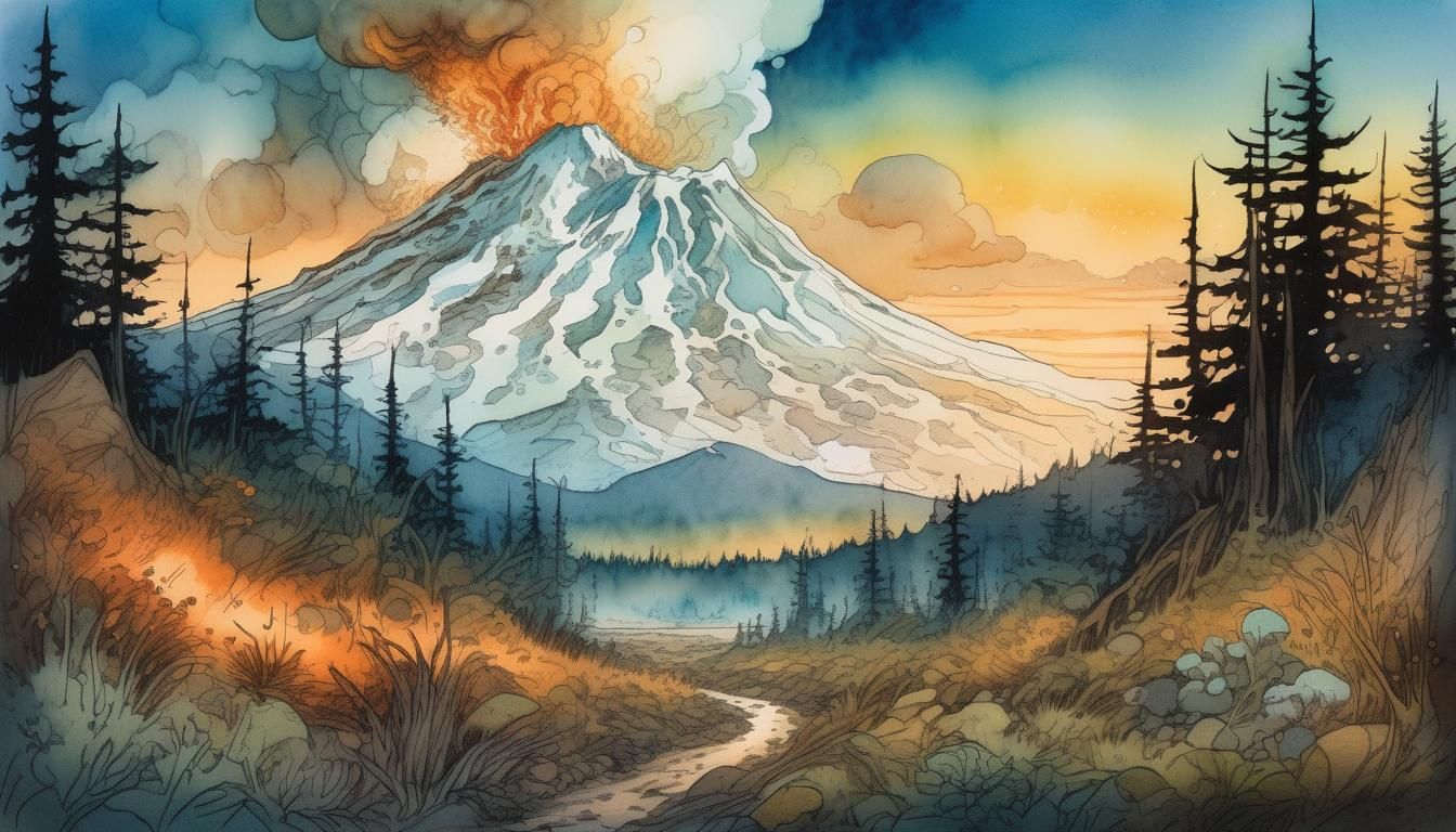 Mt. Shasta Volcano