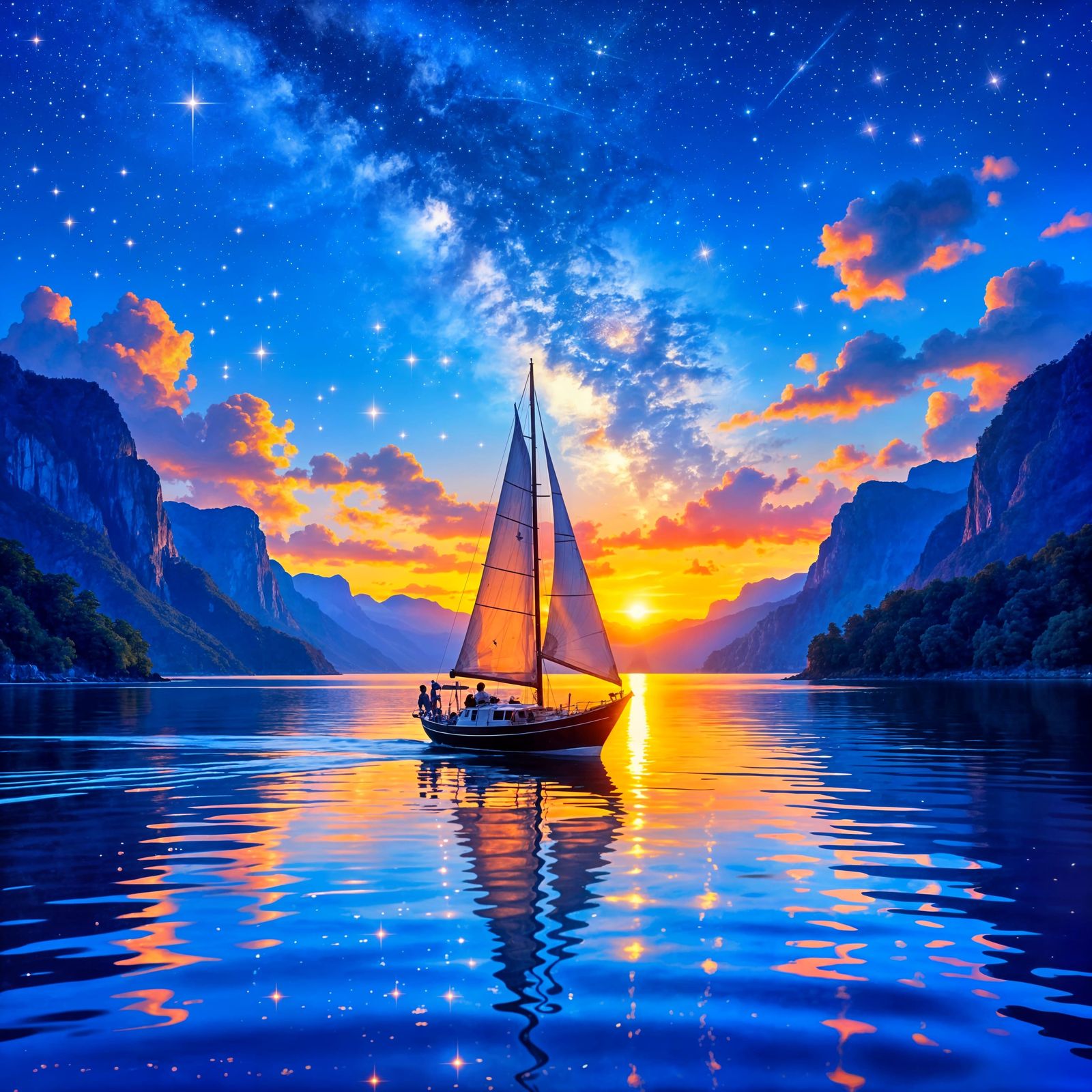 Sailing in a Dream  by @Ria Hagane
