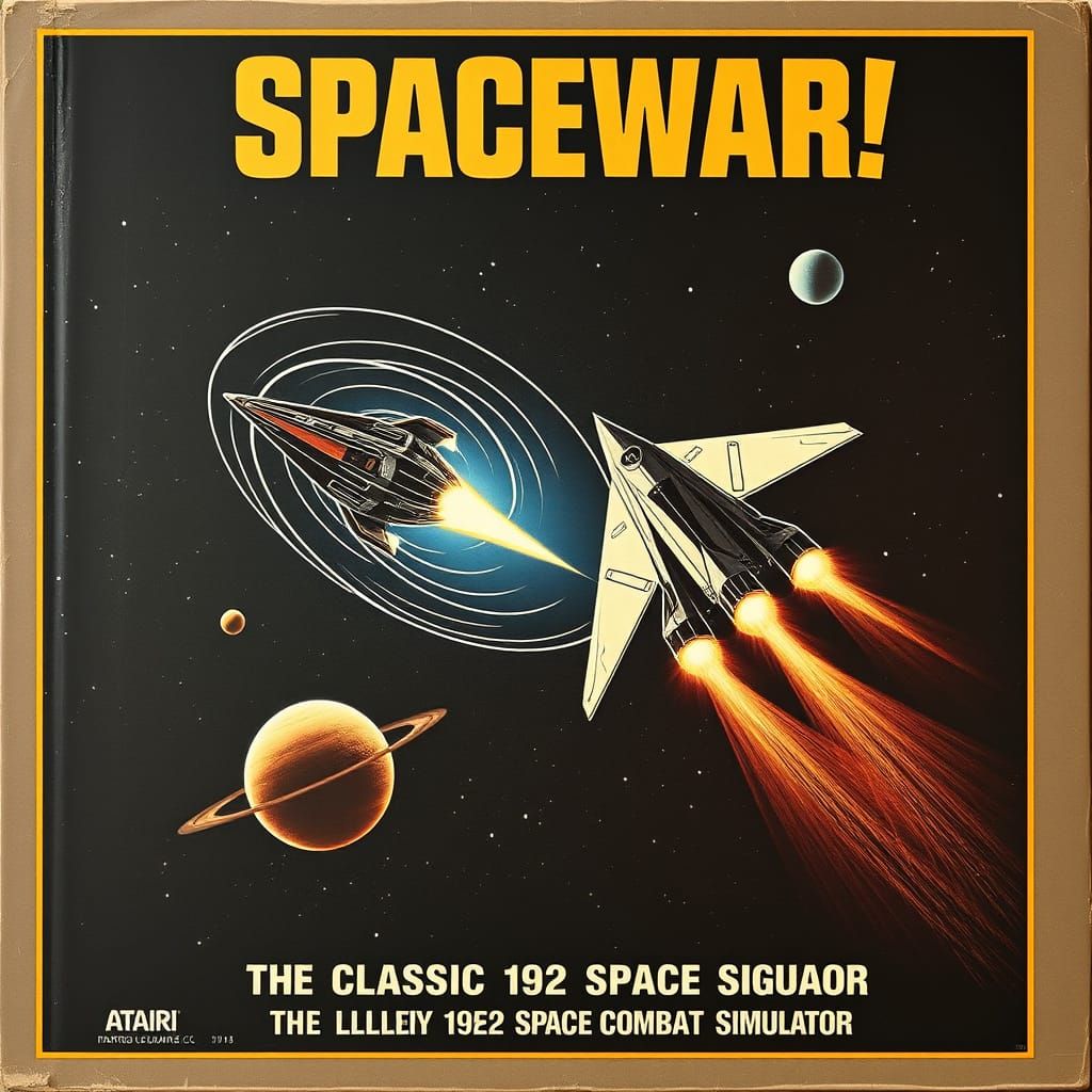 SPACEWAR! — Gravity Duel in the Void  by @Twiggles