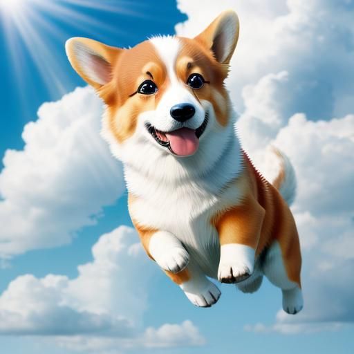 A corgi juggler.