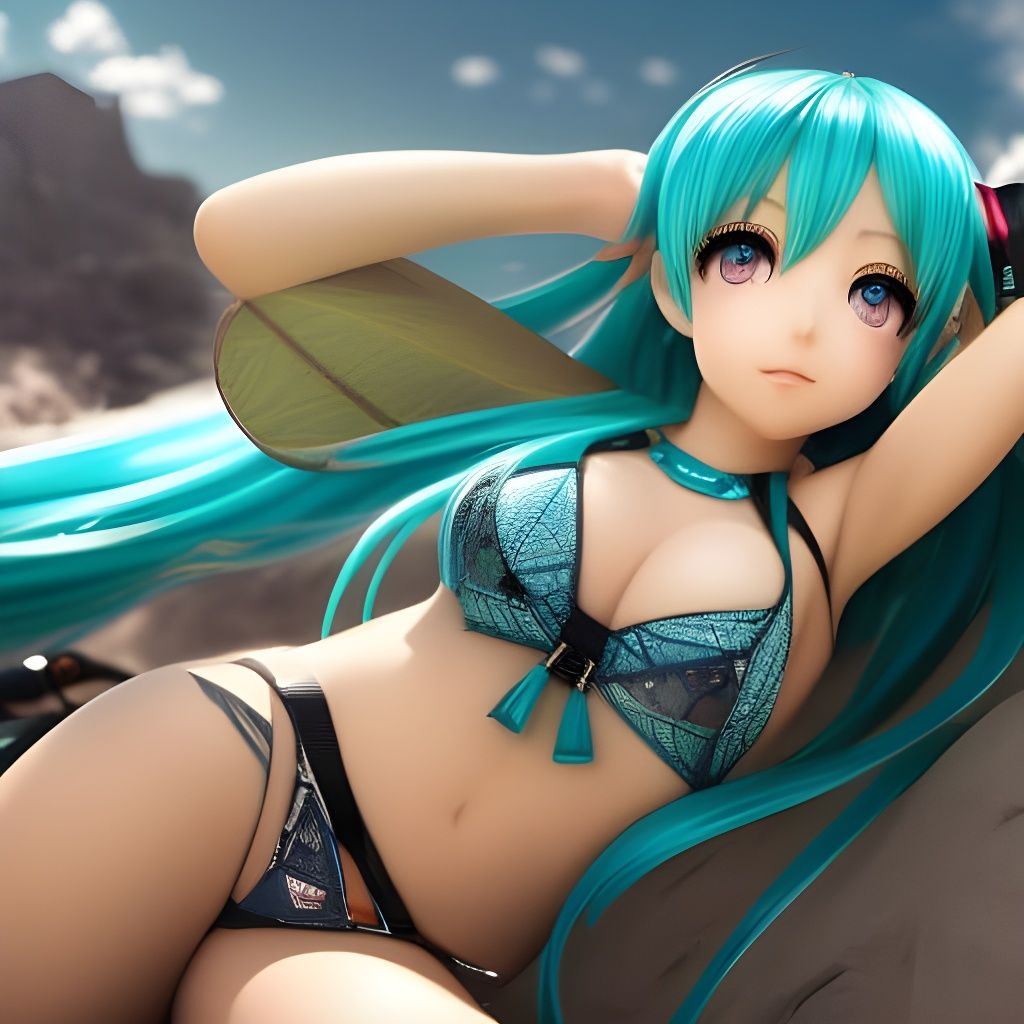 Hatsune Miku 275 - AI Generated Artwork - NightCafe Creator