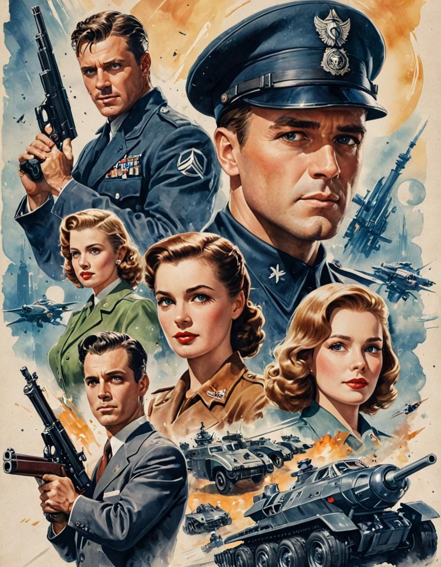Vintage movie poster