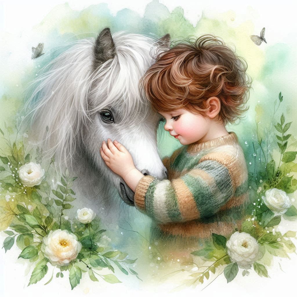 Boy with horse