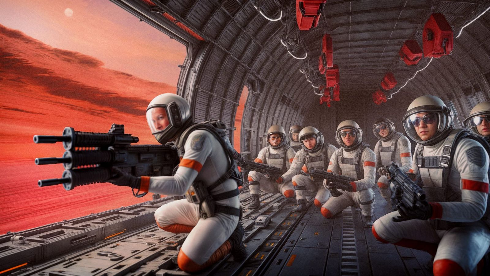 Soldiers Group Selfie