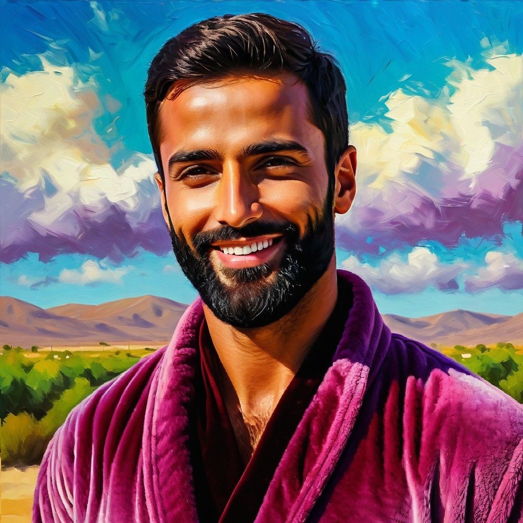 A handsome friendly man