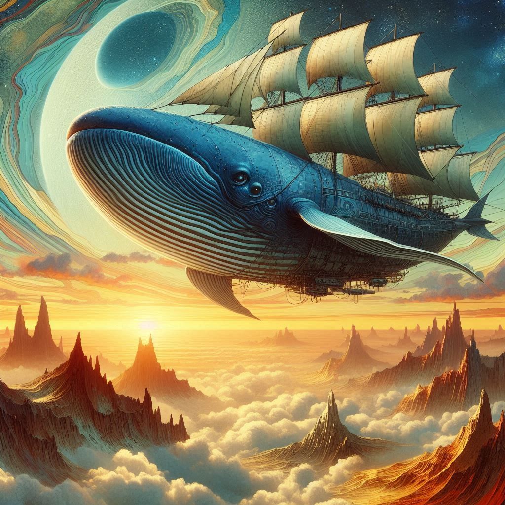 Fly Blue Whale Air! We'll Get You There!