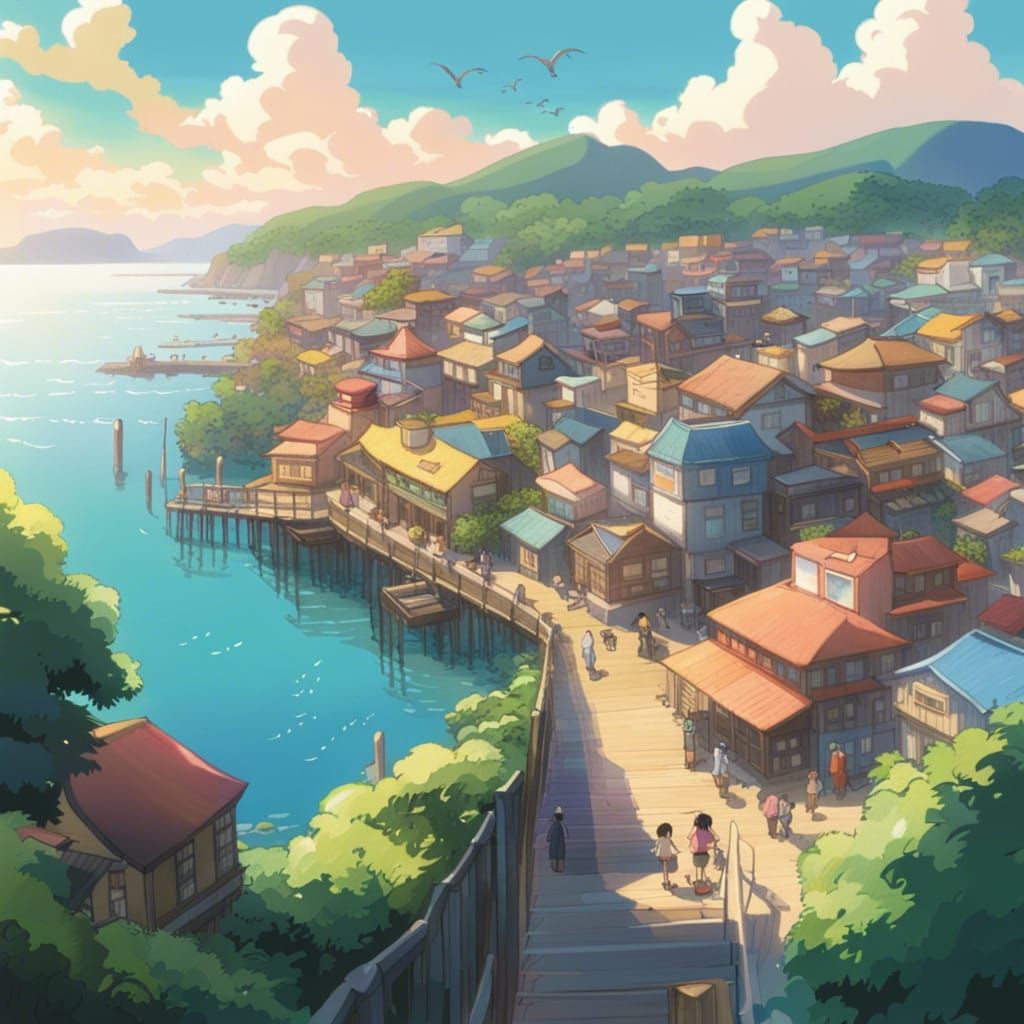 Coastal town