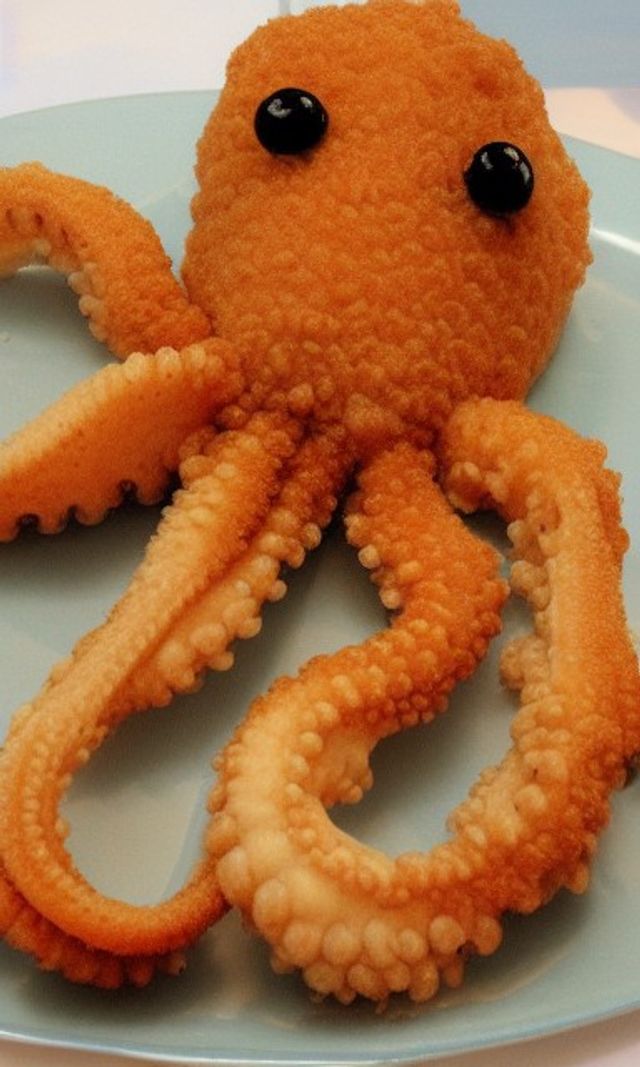 Breaded Octopus AI Generated Artwork NightCafe Creator