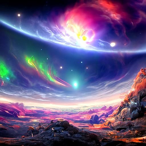 🌌 Astral Landscape 3 - AI Generated Artwork - NightCafe Creator