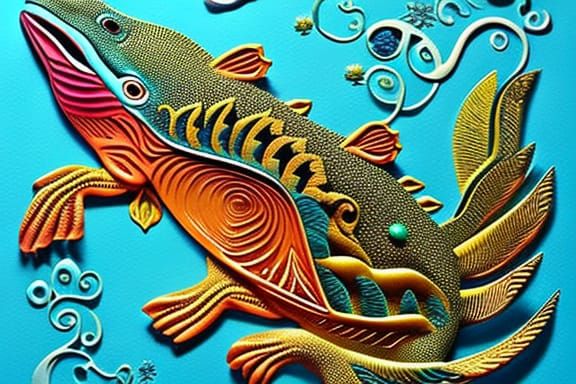 Ichthyosaur Collage