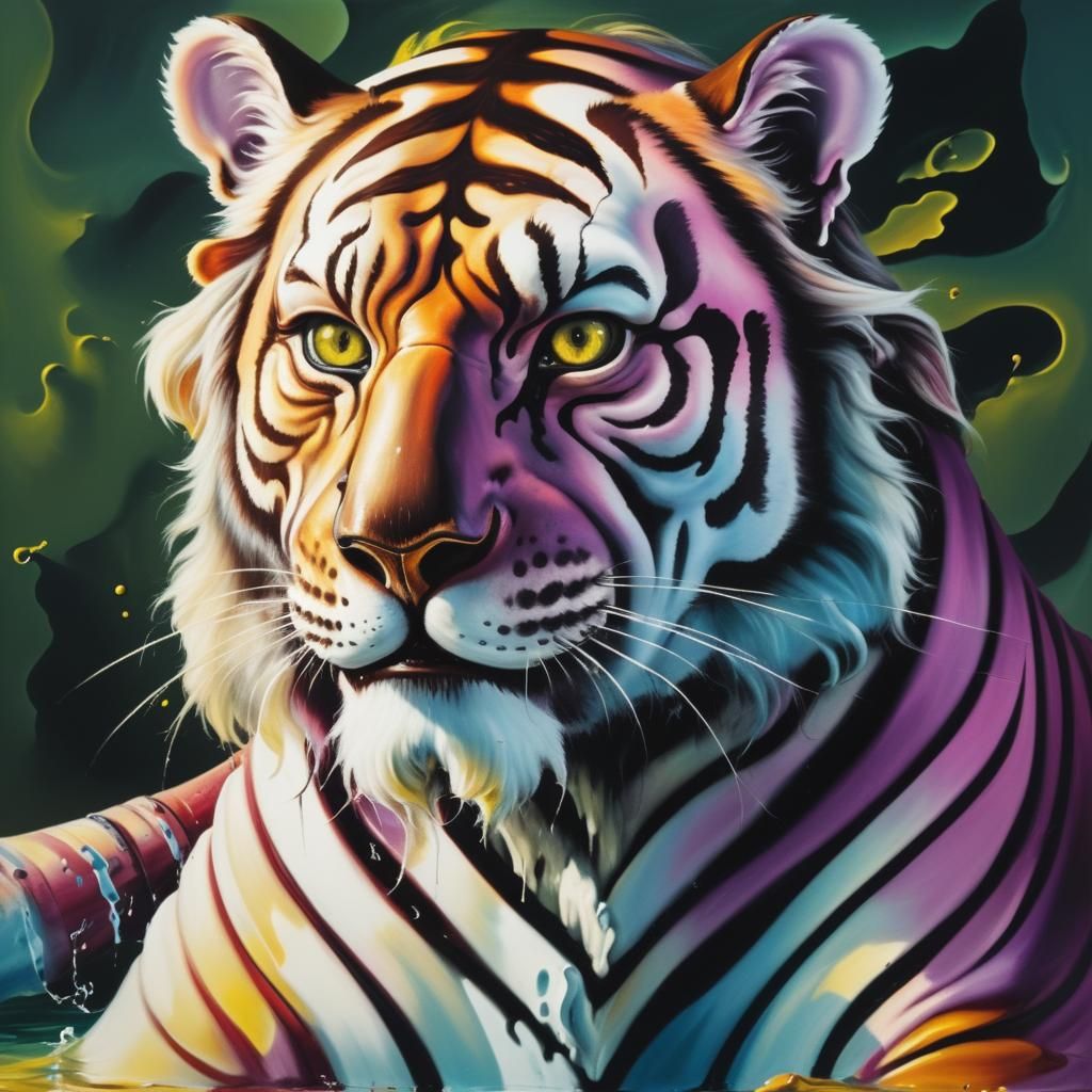 Tiger portrait 