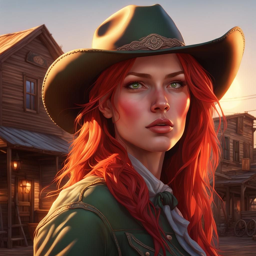 Cowgirl - AI Generated Artwork - NightCafe Creator