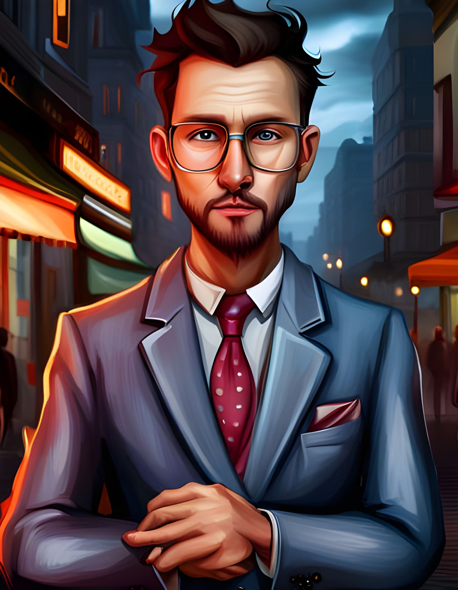 MAN in HIPSTER Style clothing, focus on Daily Challenge #277 - AI ...