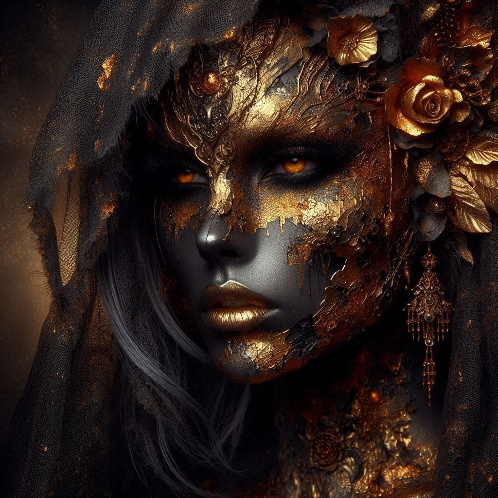 Blackened Gold  by @StudioLalaArt