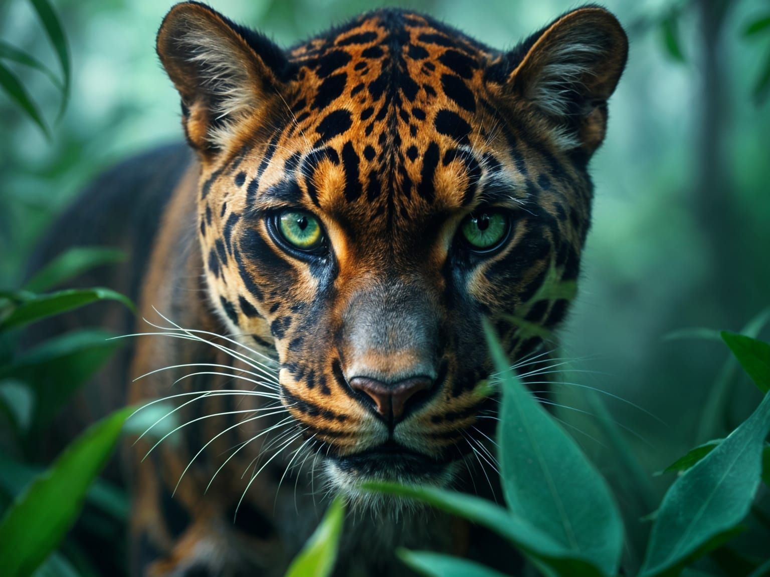 Green Eyed Cat  by @Harley Knight