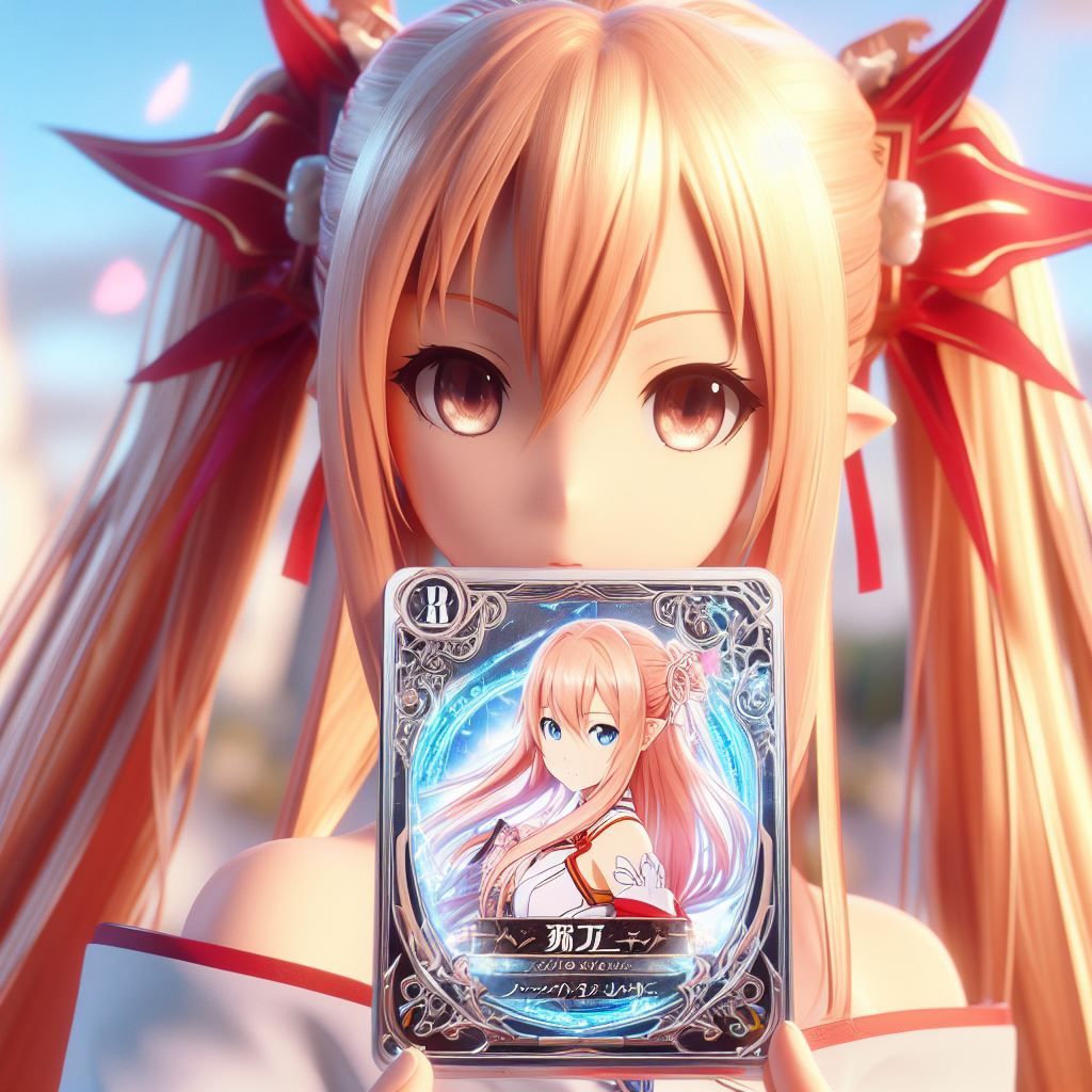 Rare Asuna Trading Card