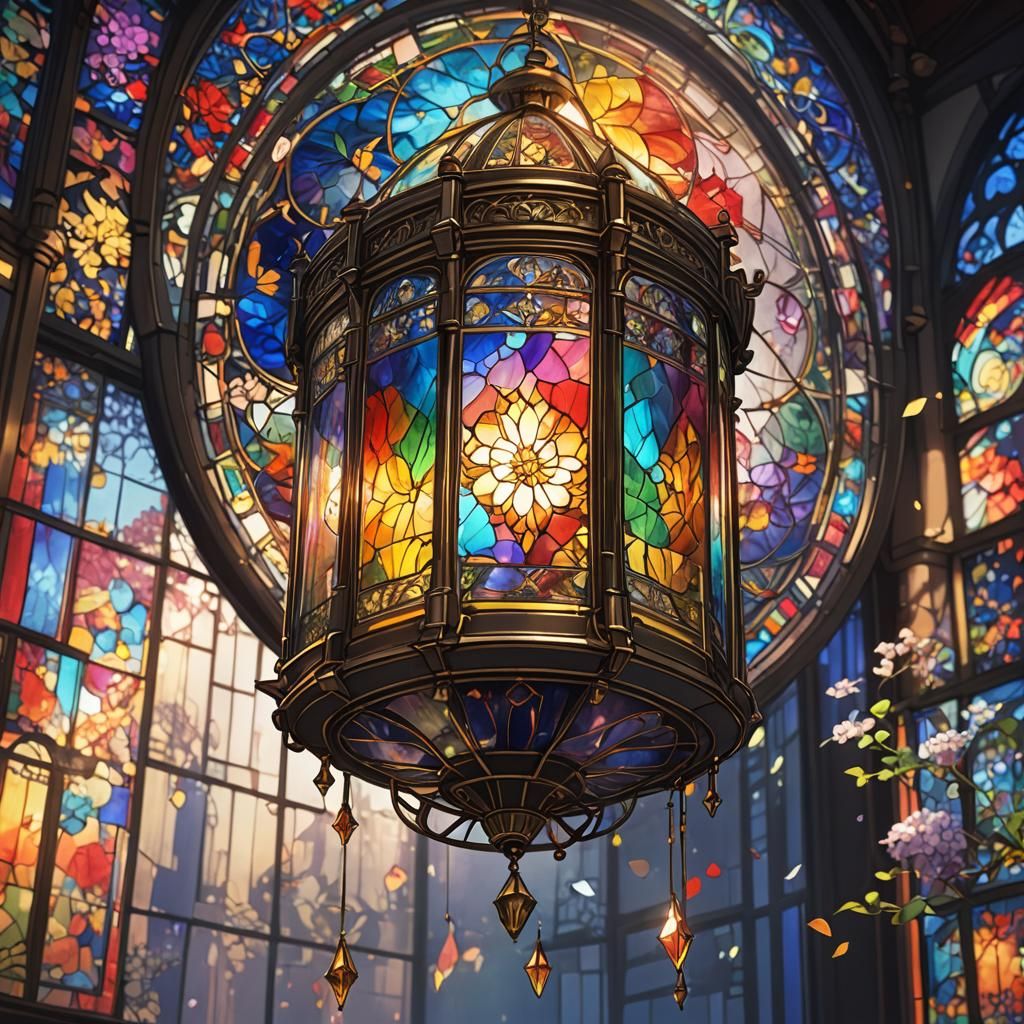 Rainbow lantern.🌈  by @Ruby