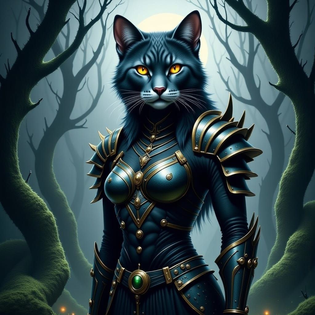  <lora:AnthroCat:1.0> cat warrioress
