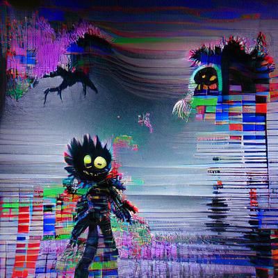 glitchy nightmare