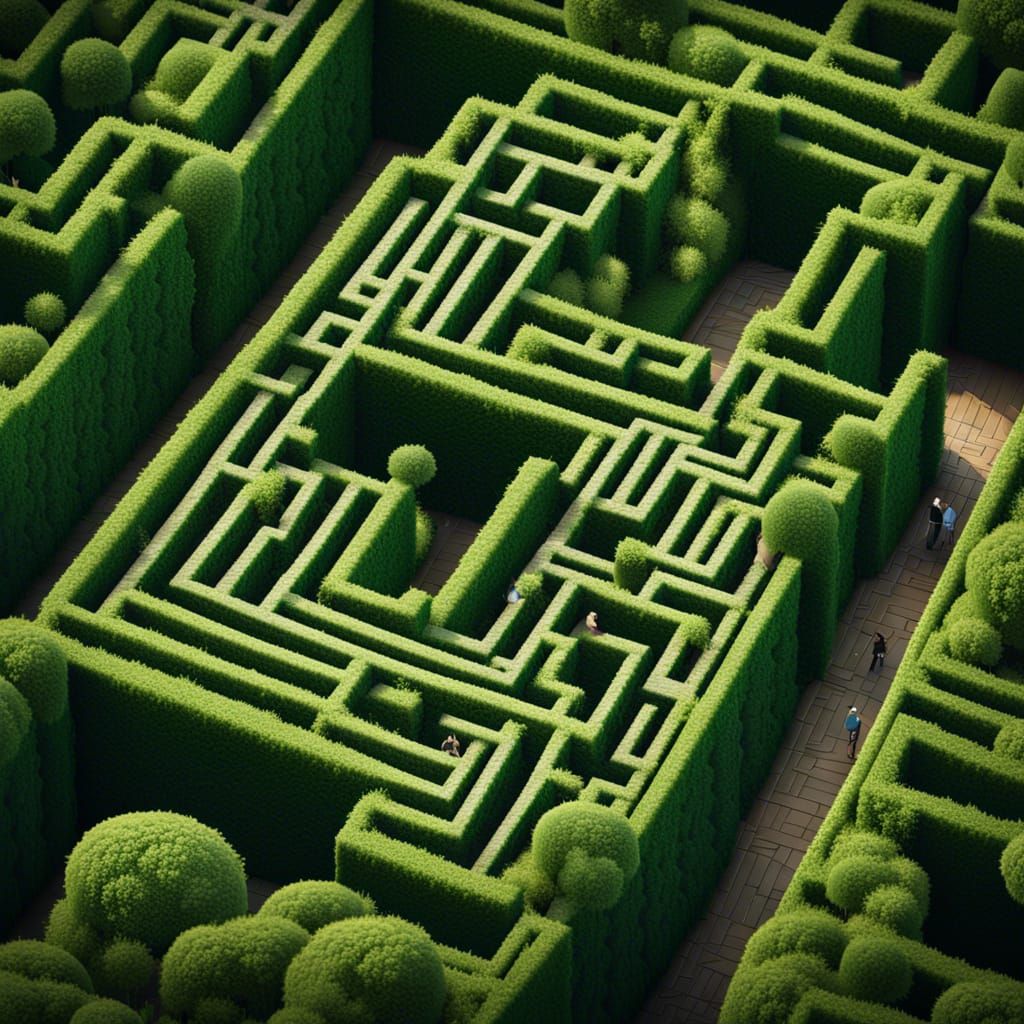 Hedge Maze  by @gothos_the_vain