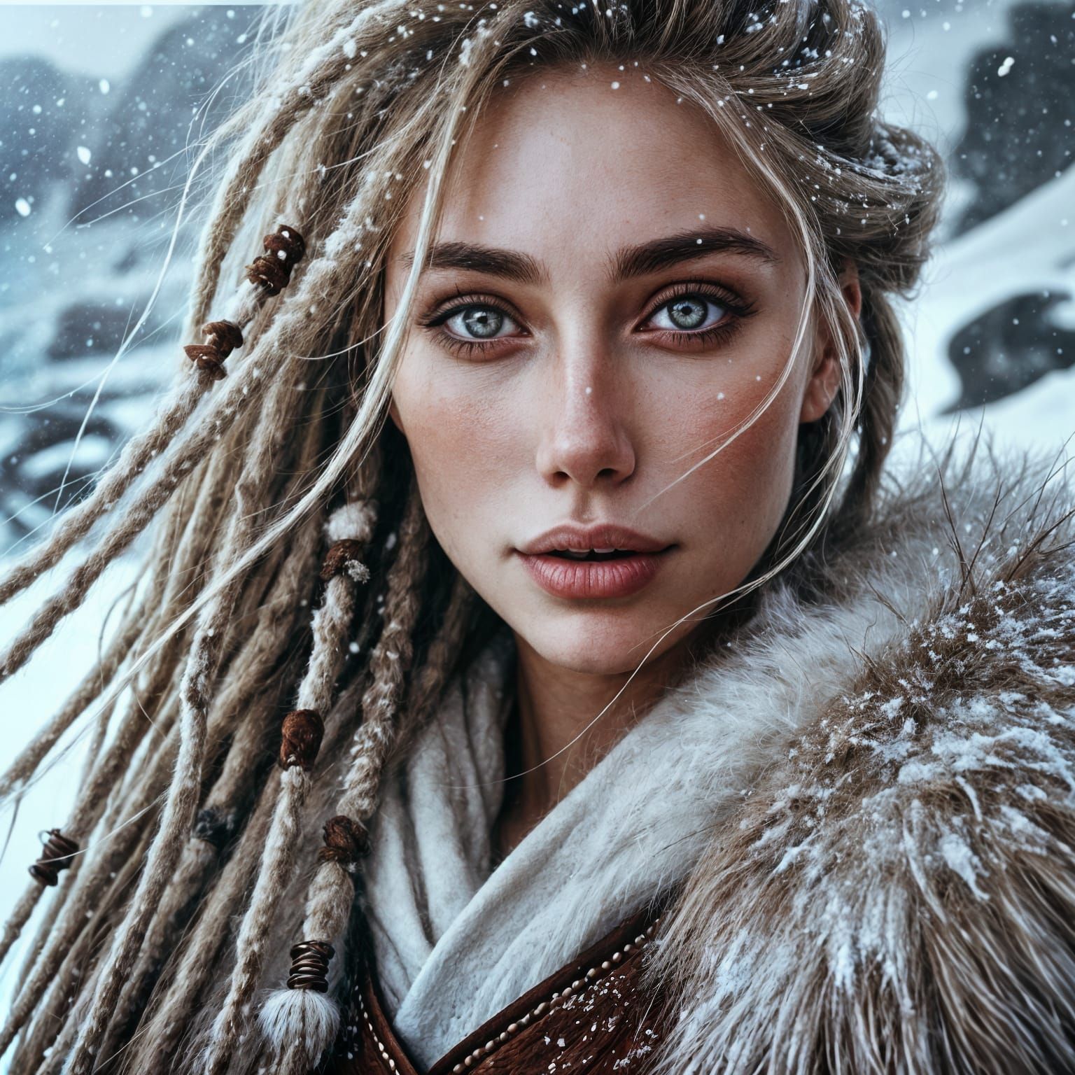 beautiful viking woman
