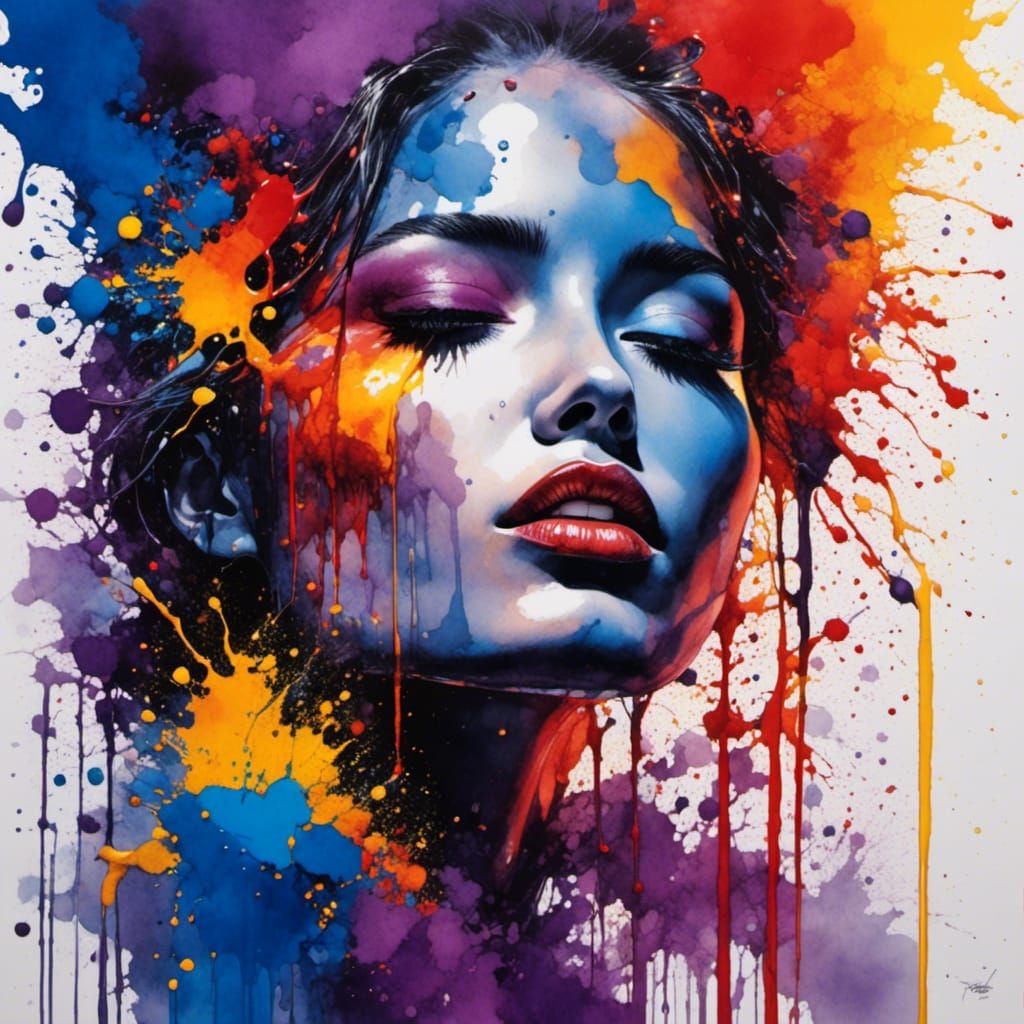 <lora:InkSplashStyle:1.0>