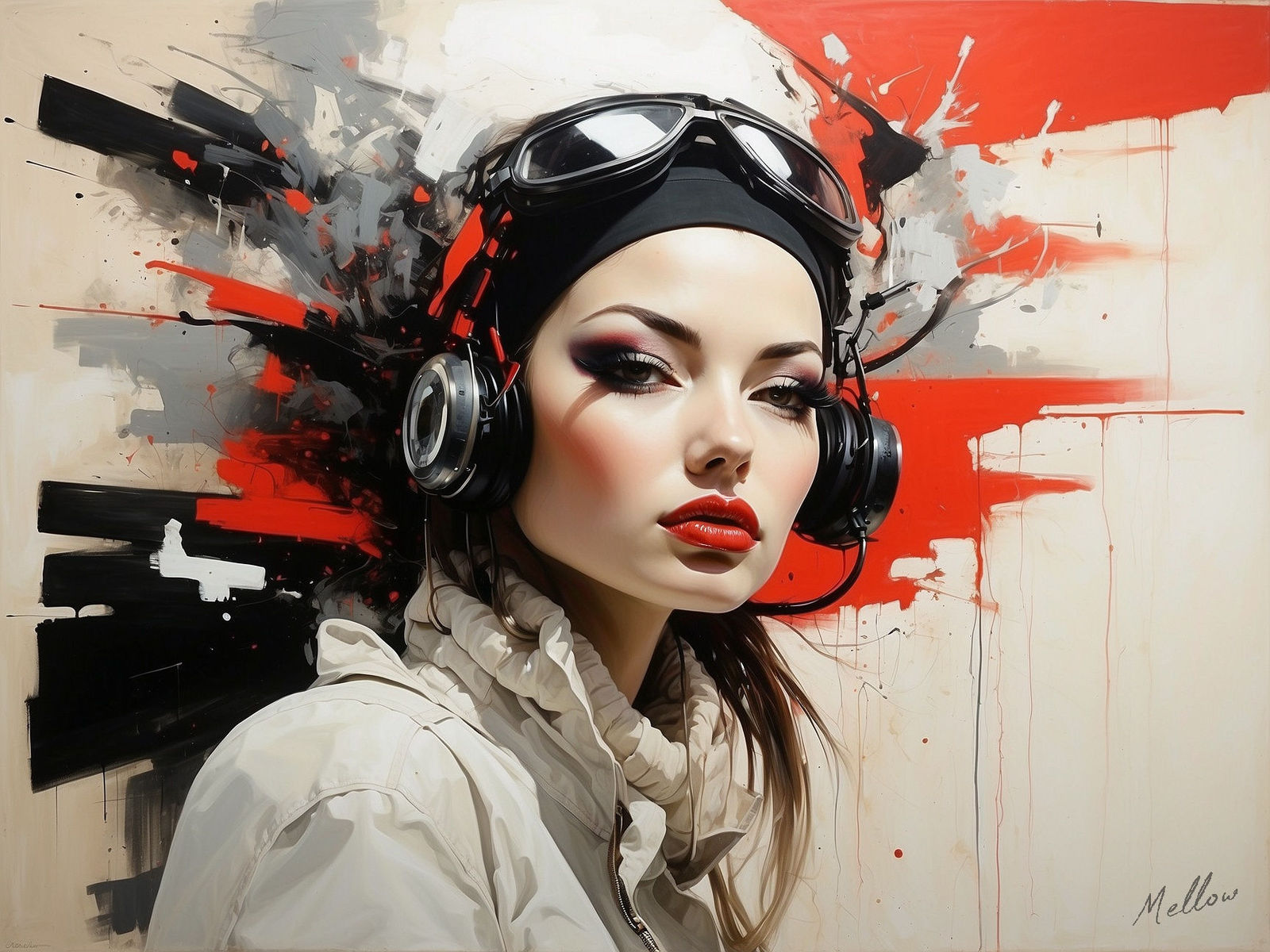 The Woman with Headphones