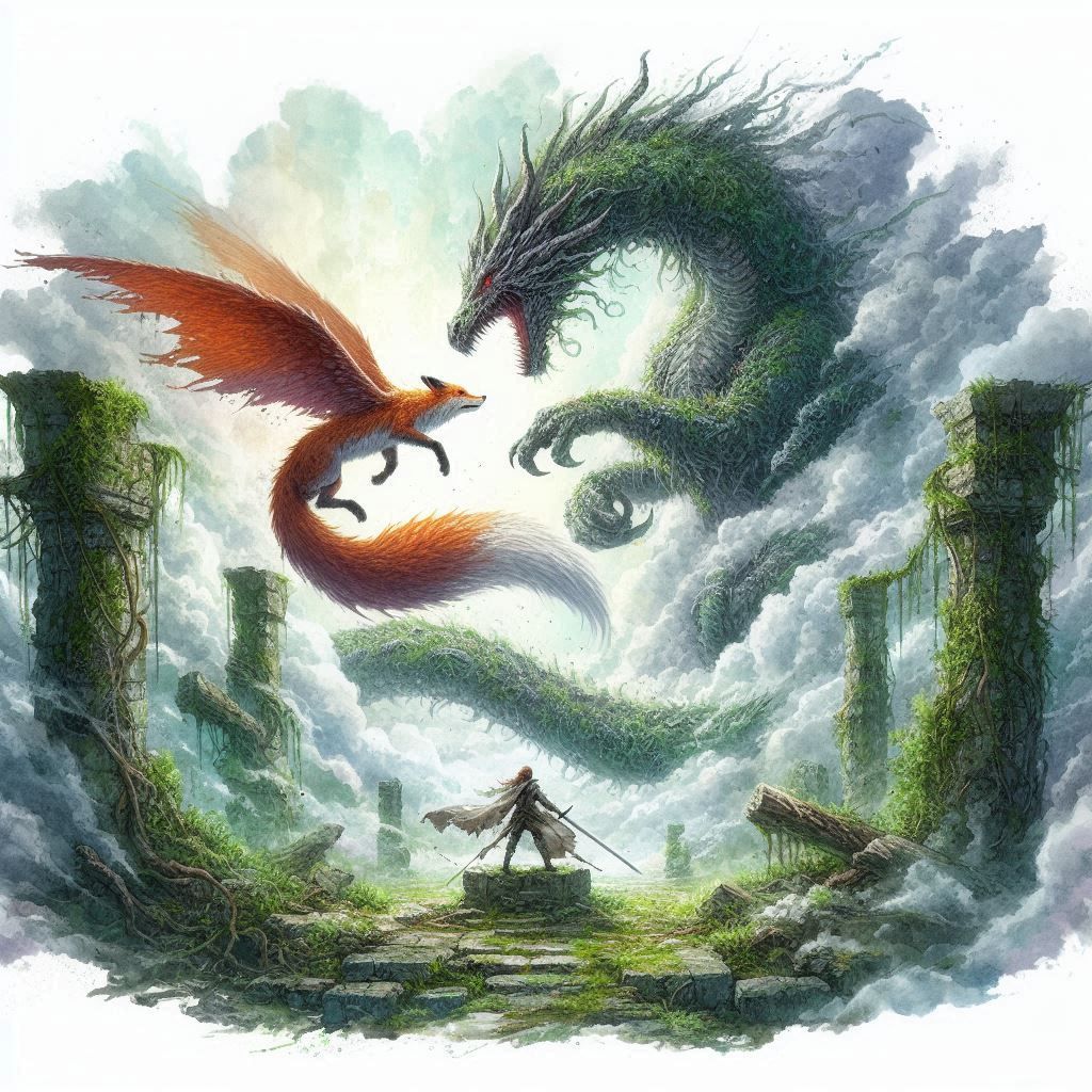 The battle between the beasts