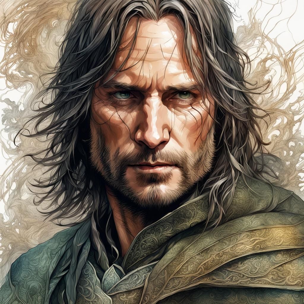 Aragorn son of Arathorn - AI Generated Artwork - NightCafe Creator