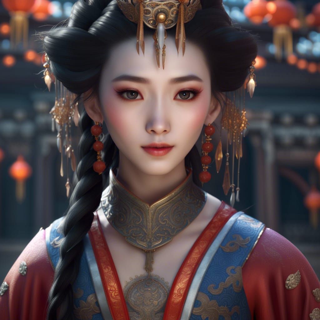 Chinese Princess - AI Generated Artwork - NightCafe Creator