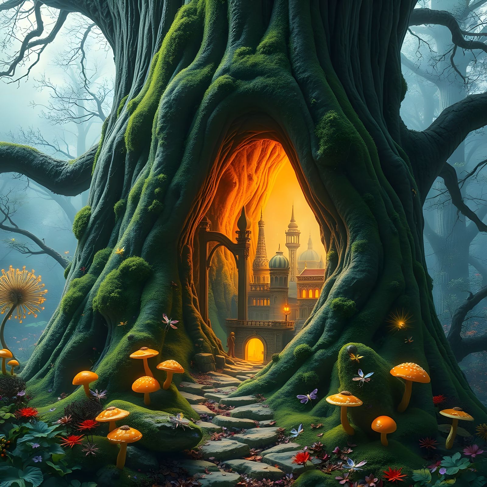 Secret Fairie World   by @Havping