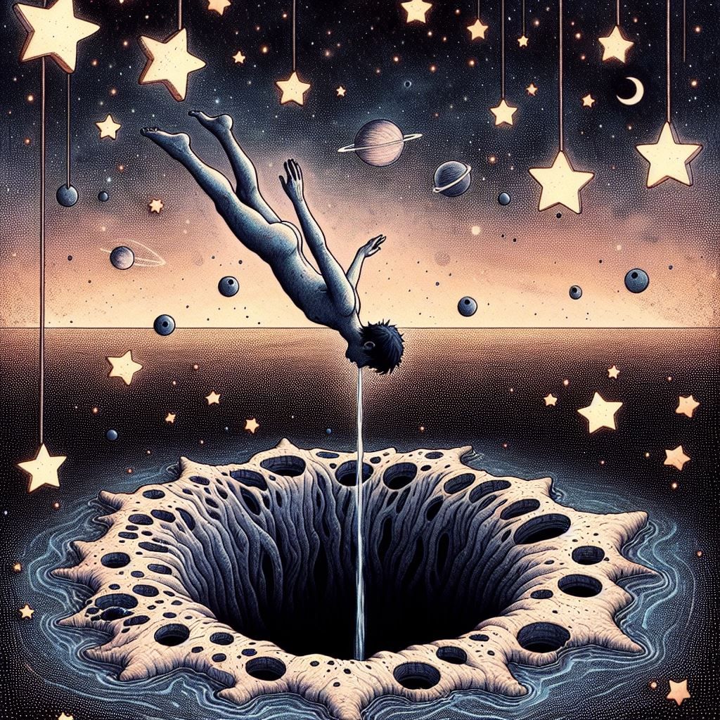 lost in the oblivion of nothingness