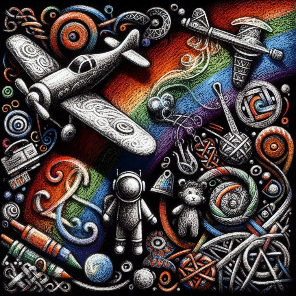 June Art Jam Images- plane