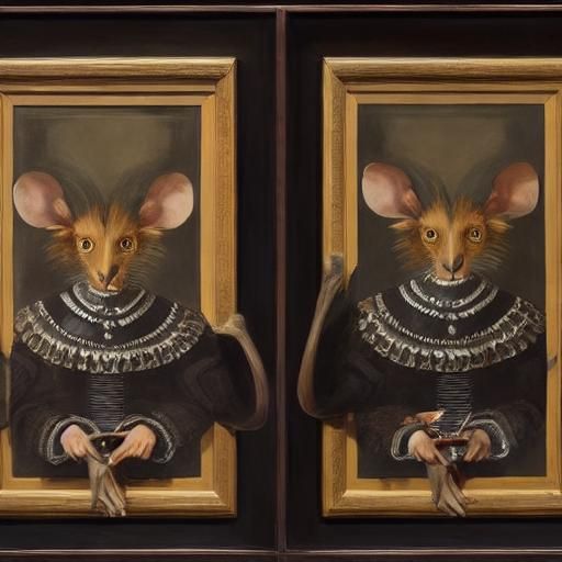 Double coffee with double mouse
Duality by Frans Snyders and...
