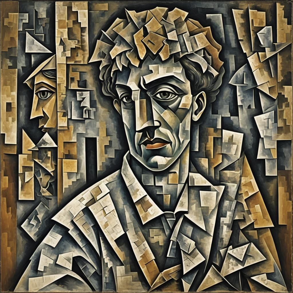 Cubistic medieval solipsism 
Cubism by Georges Braque and El Greco  by @VM
