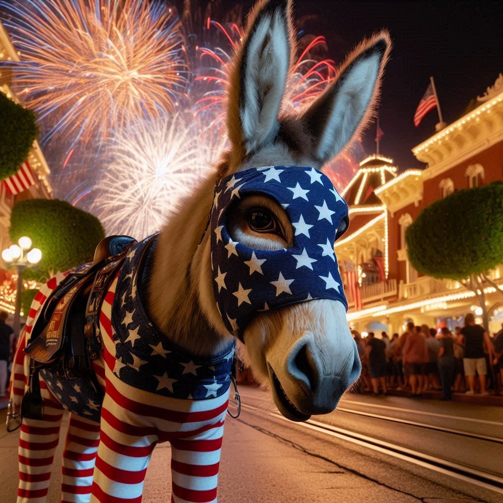 Stars & Stripes Donkey
