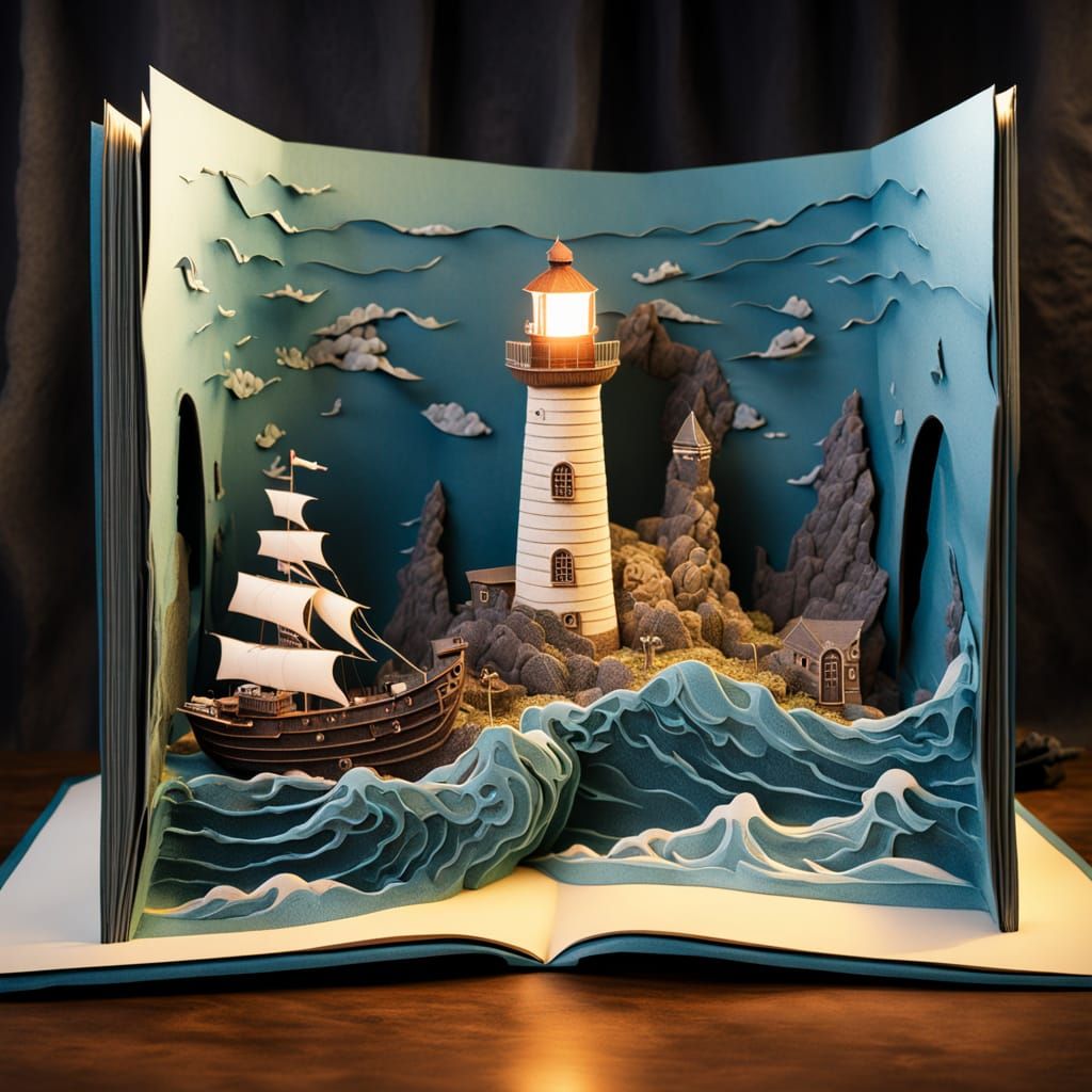 Paper world  by @Mangochango