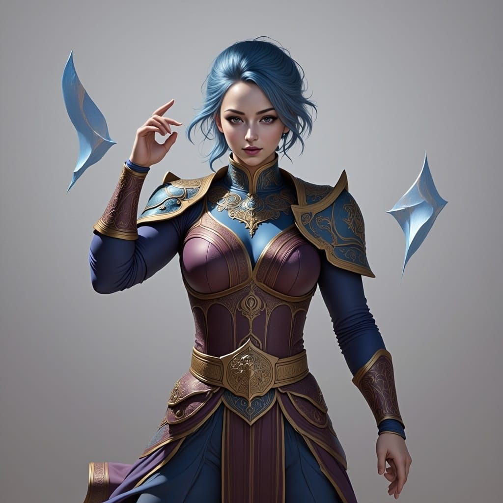  <lora:Venus Delgaodo:1.0> as a warrior