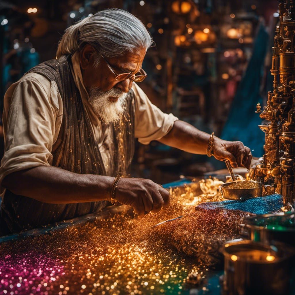 Glitter AI Generated Artwork NightCafe Creator