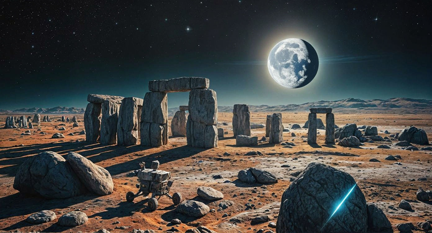 Moonhenge  by @ChargingTheVoid