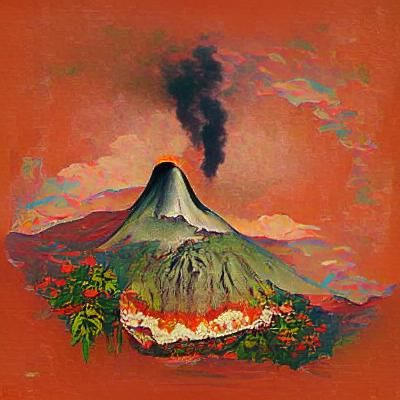 volcano, bohemianism
